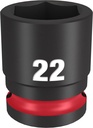 SOCKET 6 POINT STD 1/2INX22MM 
