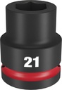 SOCKET 6 POINT STD 3/4INX21MM 