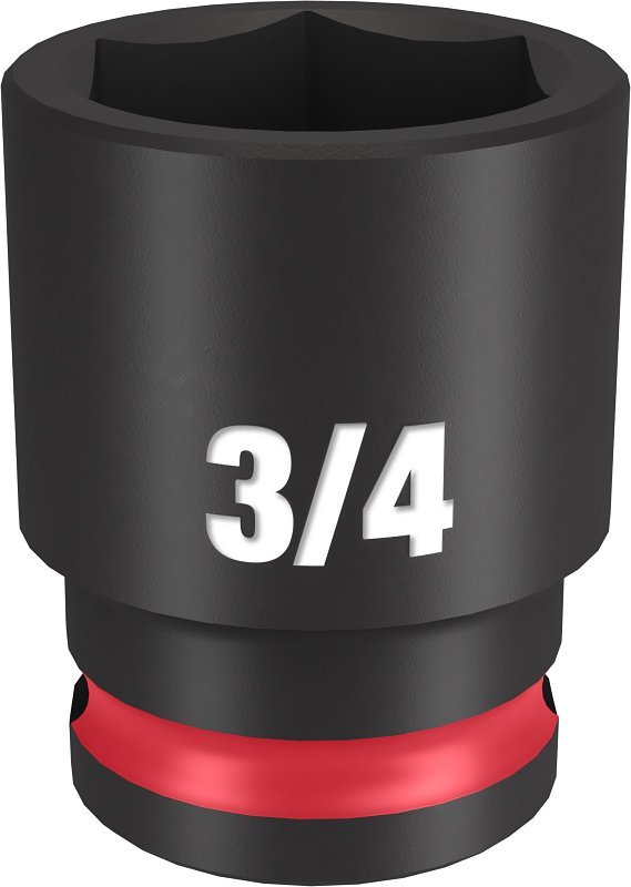SOCKET 6 POINT STD 3/8 X 3/4IN