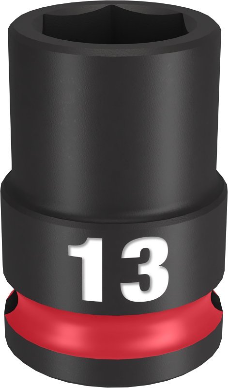 SOCKET 6 POINT STD 3/8INX13MM 