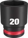 SOCKET 6 POINT STD 3/8INX20MM 