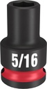 SOCKET 6 POINT STD 3/8X5/16IN 