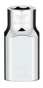SOCKET 6-POINT CHRM 1/2INX10MM