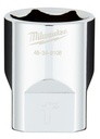 SOCKET 6-POINT CHROME 1/2X1IN 
