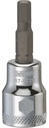 SOCKET BIT 3/8 DRIVE HEX 5MM  