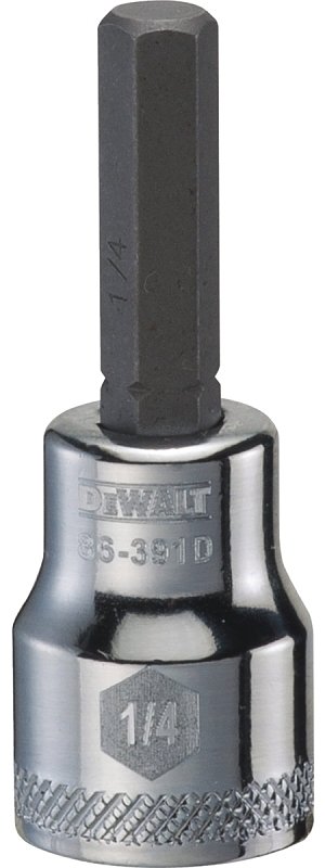 SOCKET BIT HEX 3/8DRIVE 1/4IN 
