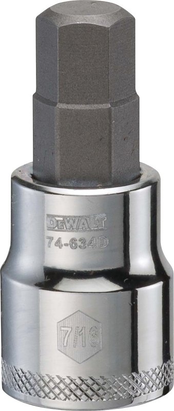 SOCKET BIT HEX 3/8DRIVE 7/16IN
