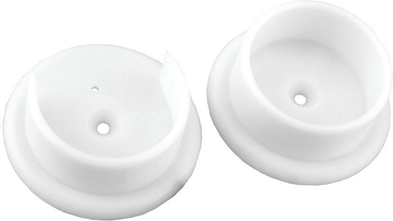 SOCKET CLOSET POLE PLSTC WHITE