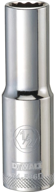 SOCKET DEEP 1/2DR 12PT 1/2IN  