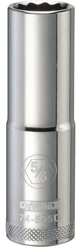 SOCKET DEEP 1/2DR 12PT 5/8IN  