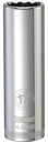 SOCKET DEEP 1/2DRIVE 12PT 17MM