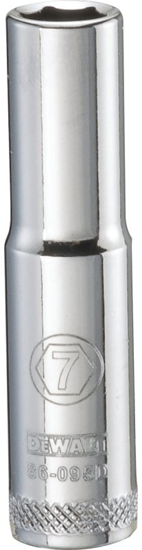 SOCKET DEEP 1/4 DRIVE 6PT 7MM 