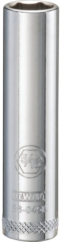 SOCKET DEEP 1/4DR 6PT 5/16IN  