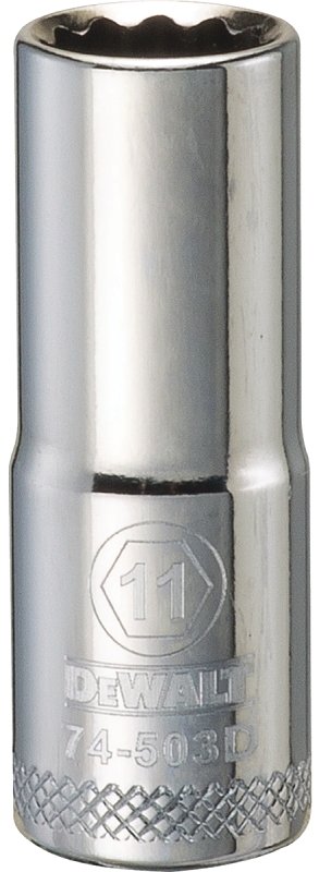 SOCKET DEEP 3/8DRIVE 12PT 11MM