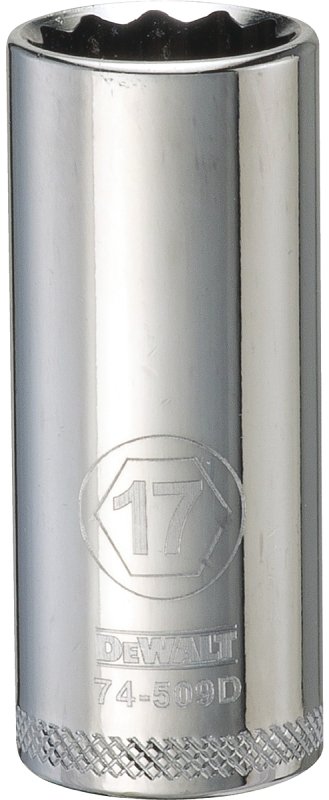 SOCKET DEEP 3/8DRIVE 12PT 17MM