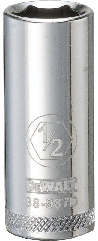 SOCKET DEEP 3/8DRIVE 6PT 1/2IN