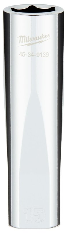 SOCKET DEEP CHROME 1/2INX15MM 