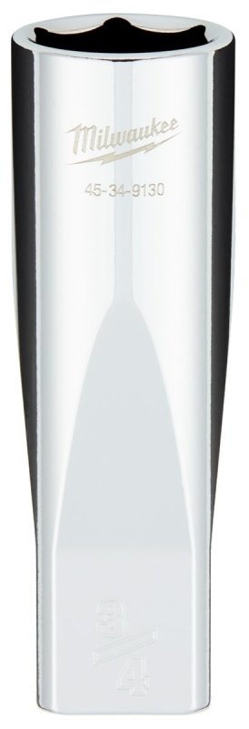 SOCKET DEEP CHROME 1/2INX3/4IN