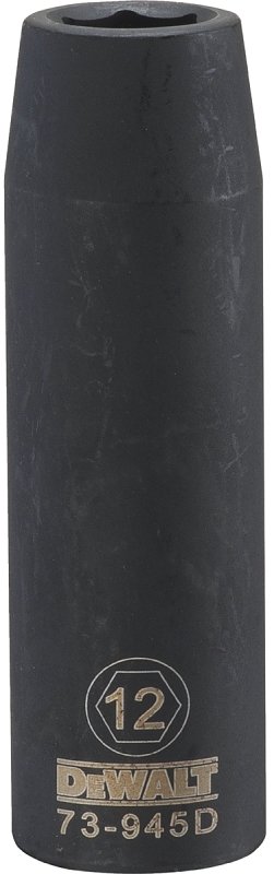 SOCKET DEEP IM 1/2DR 6PT 12 MM