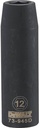 SOCKET DEEP IM 1/2DR 6PT 12 MM