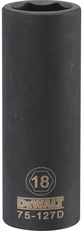 SOCKET DEEP IM 1/2DR 6PT 18MM 
