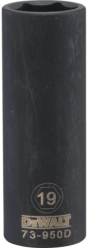SOCKET DEEP IM 1/2DR 6PT 19 MM