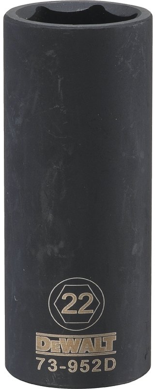 SOCKET DEEP IM 1/2DR 6PT 22 MM