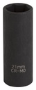 SOCKET DEEP IMPACT 1/2DR 21MM 