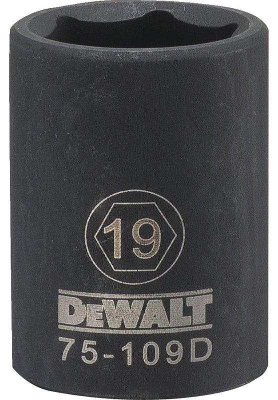 SOCKET IMPACT 1/2DR 6PT 19MM  