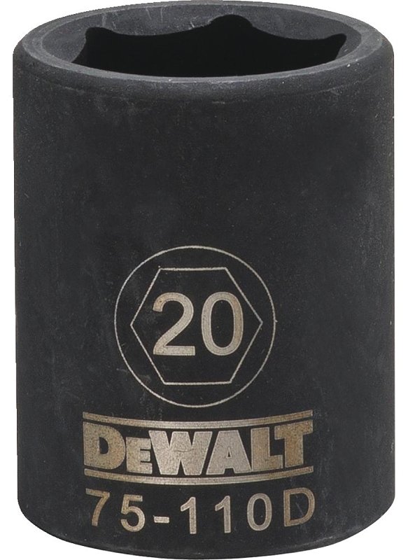 SOCKET IMPACT 1/2DR 6PT 20MM  