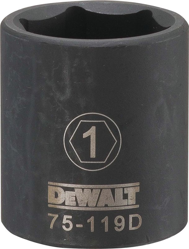 SOCKET IMPACT 1/2DRIVE 6PT 1IN