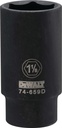 SOCKET IMPACT DP 1/2DR 1-1/8IN