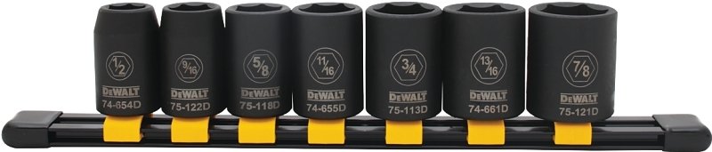 SOCKET IMPACT SAE 7PC         