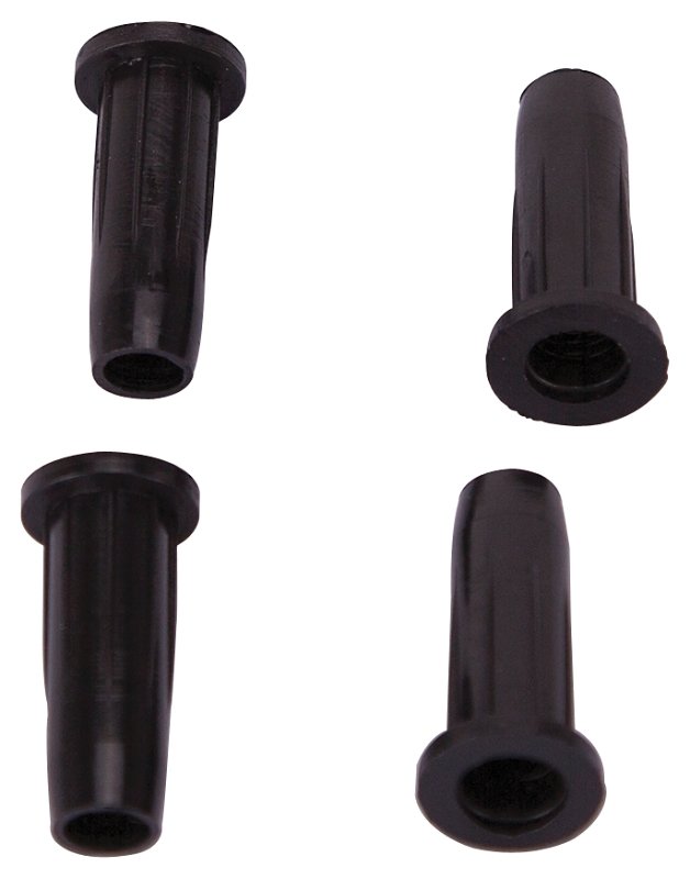 SOCKET PLASTIC 1/2IN BLK 4PC  