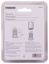 SOCKET PLASTIC 7/8IN BLK 4PC  