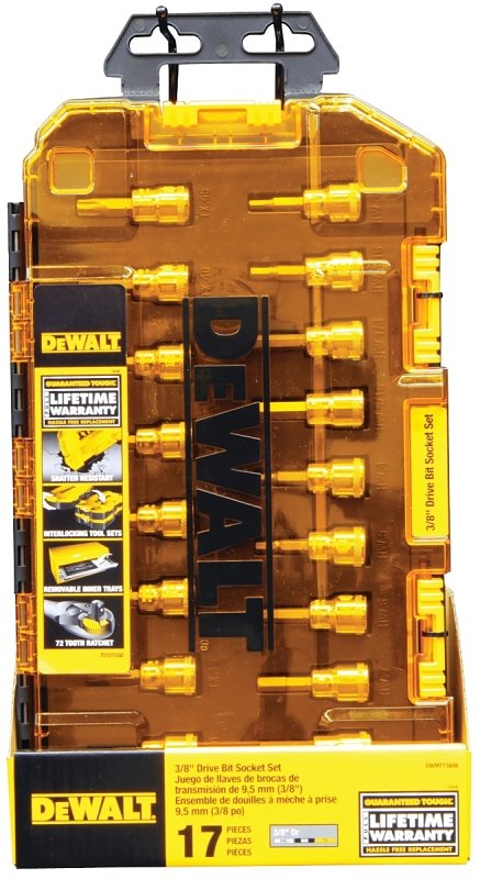SOCKET SET 3/8 DRIVE TOUGH BOX