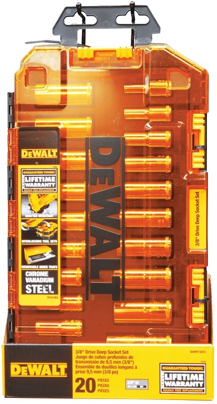 SOCKET SET DEEP 3/8IN DRIVE   