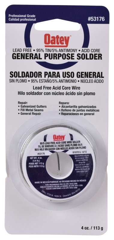 SOLDER ACID CORE 95/5 1/4LB   