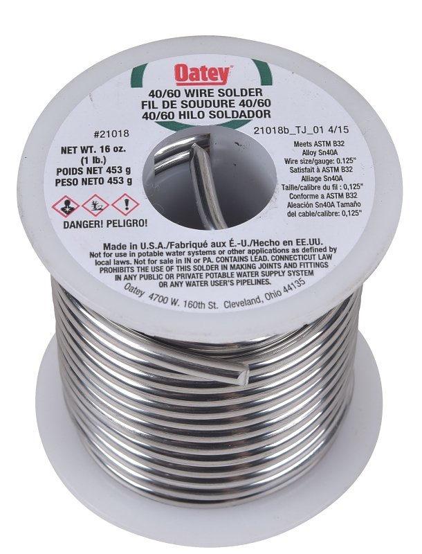 SOLDER WIRE 1LB 40/60 0.125G  