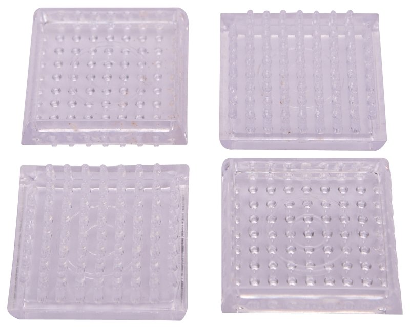 SPIKED CUPS SQ 1-13/16SQ CLEAR