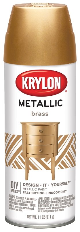SPRAY PAINT METALIC BRASS 11OZ