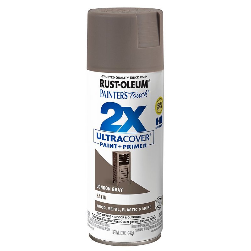 SPRAY PAINT SATIN GRAY        