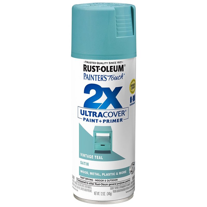 SPRAY PAINT/PRMR VTG TEAL 12OZ