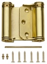 SPRING HINGE STN BRASS 3IN    