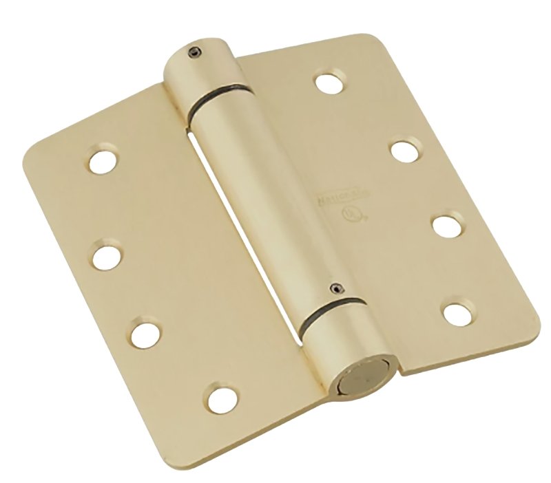 SPRING HINGES 4IN  BRS        