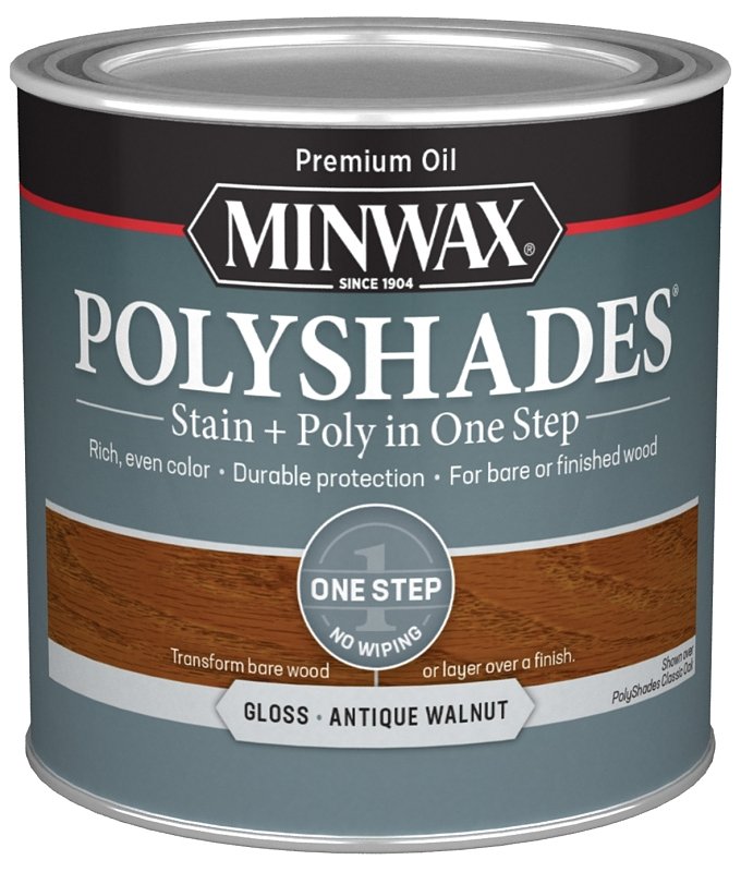STAIN FINISH WD ANT WLNT 1/2PT