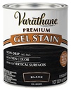STAIN GEL PREMIUM BLACK 1QT   
