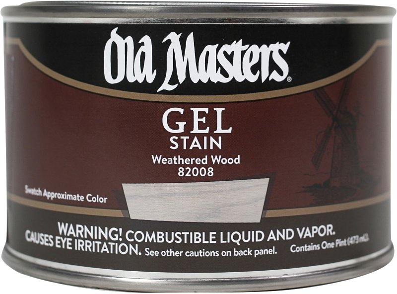 STAIN GEL WEATHERED WOOD PINT 