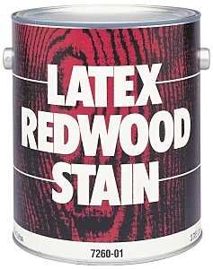 STAIN LATEX ALLPURP REDWOOD GA