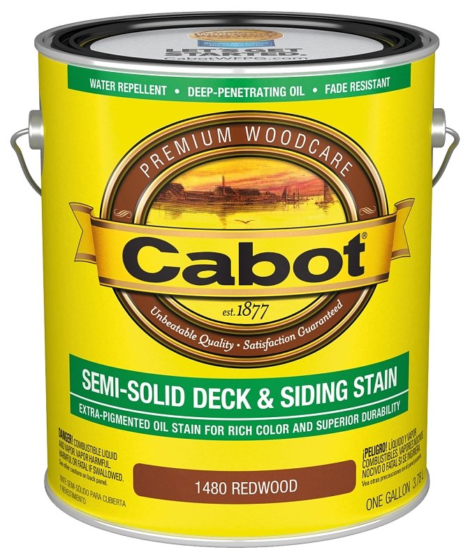 STAIN SEMISOL OIL EX REDWD GA 